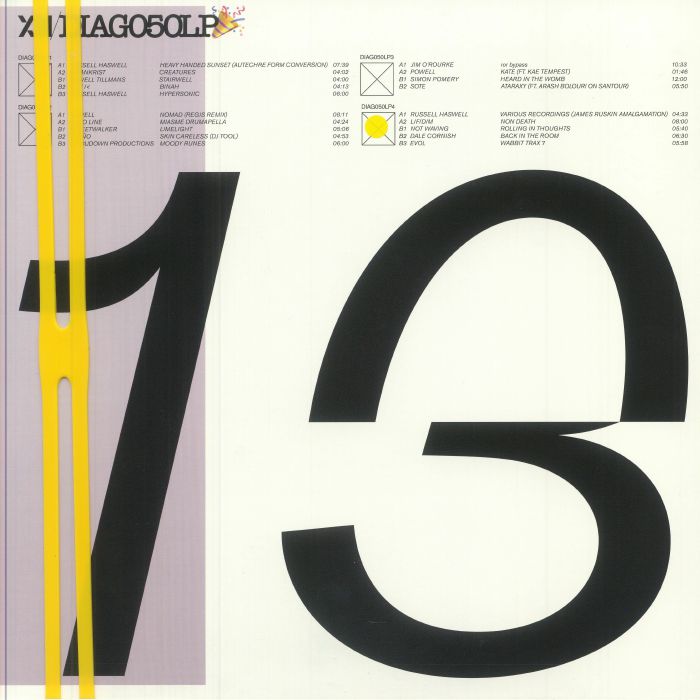 Various – 13 (LP, Diagonal, 2025) Front Cover