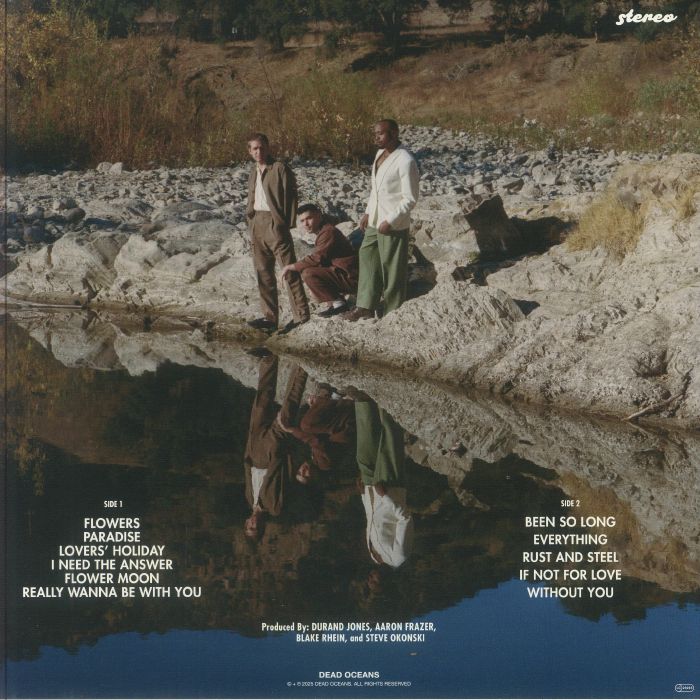 Durand Jones & The Indications – Flowers (LP, Dead Oceans, 2025) Back Cover