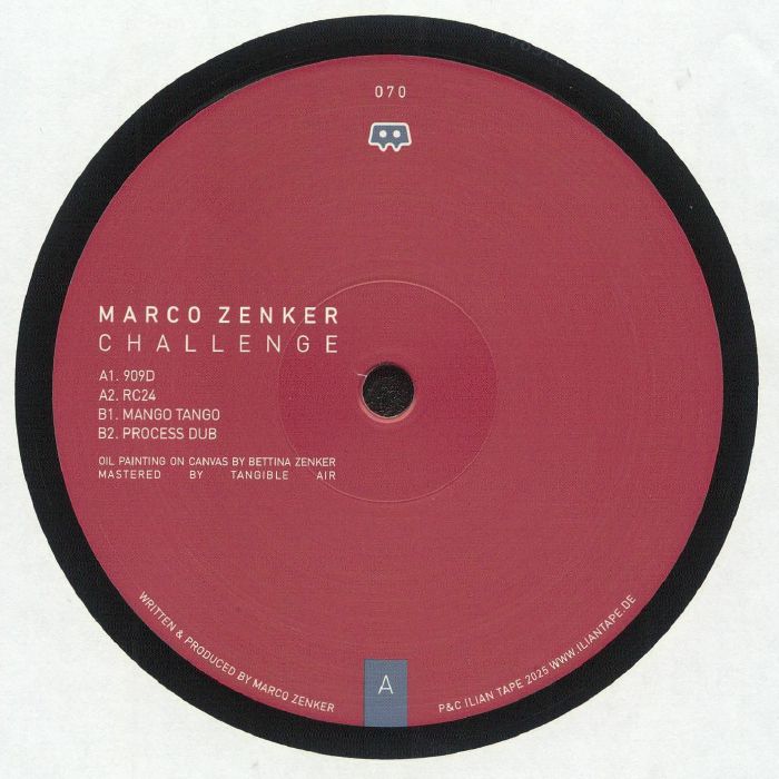 Marco Zenker – Challenge (12", Ilian Tape, 2025) Front Cover