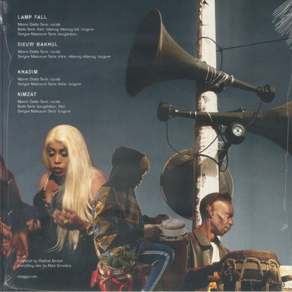 Mark Ernestus' Ndagga Rhythm Force Mbene Diatta Seck – Khadim (LP, Ndagga, 2025) Back Cover