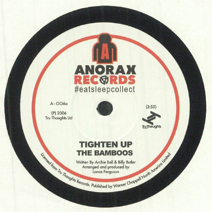 The Bamboos – Tighten Up (7", Anorax Records, 2025) Front Cover