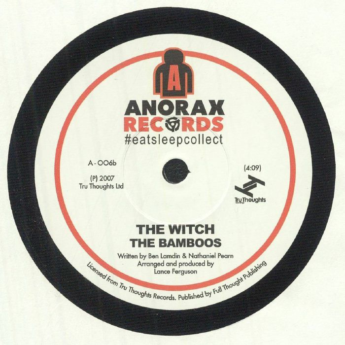 The Bamboos – Tighten Up (7", Anorax Records, 2025) Back Cover