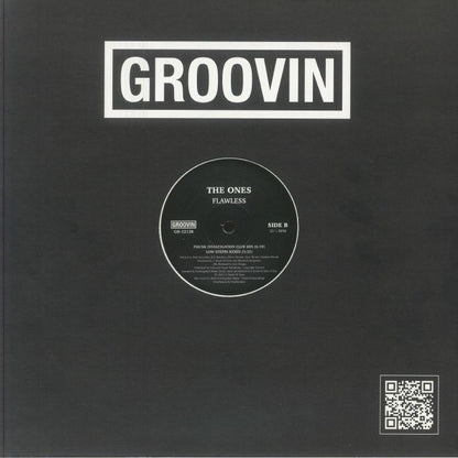 The Ones – Flawless (12", Groovin Recordings, 2025) Back Cover