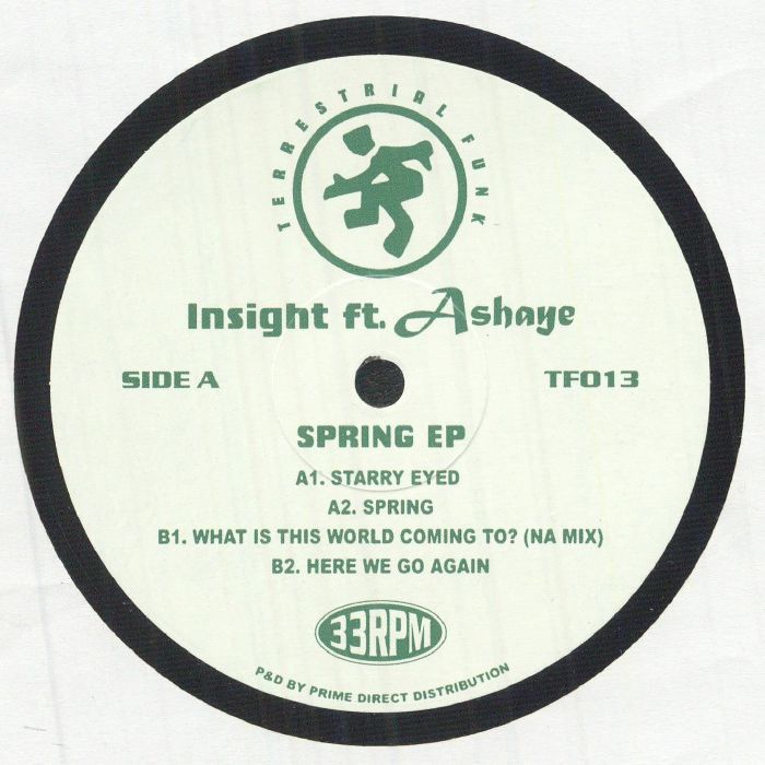 Insight Ashaye – Spring EP (12", Terrestrial Funk, 2025) Front Cover