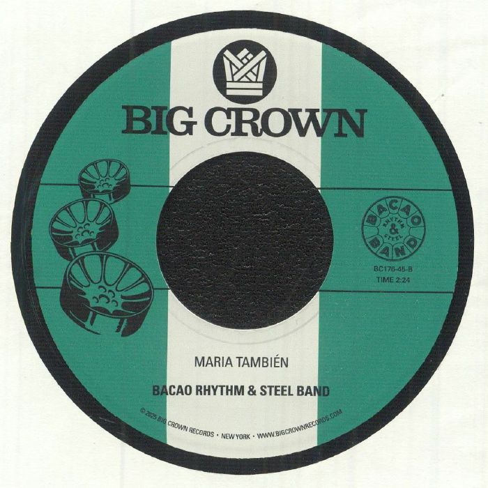 The Bacao Rhythm & Steel Band – Nautilus (7", Big Crown Records, 2025) Back Cover