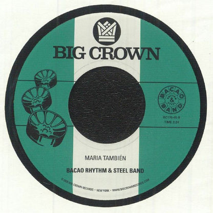 The Bacao Rhythm & Steel Band – Nautilus (7", Big Crown Records, 2025) Back Cover
