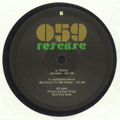 Umbo matahari sons – Resense 059 (7", RESENSE, 2025) Back Cover