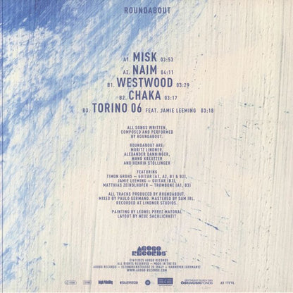 Roundabouts – Sidequest (12", Agogo Records, 2025) Back Cover