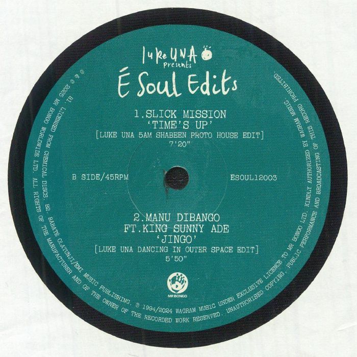 Luke Una - É Soul Cultura Edits (12")