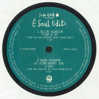Luke Una - É Soul Cultura Edits (12")