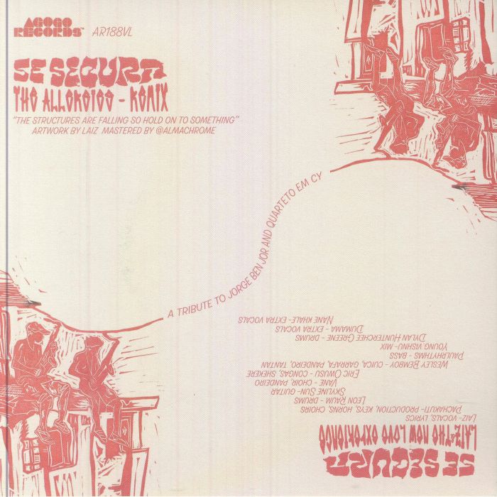 Laíz & The New Love Experience – Se Segura (7", Agogo Records, 2025) Back Cover