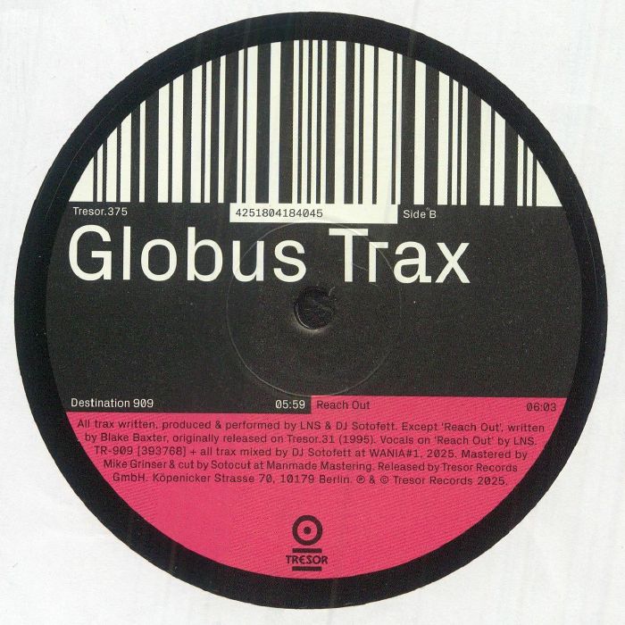 LNS & DJ Sotofett - Globus Trax (12")
