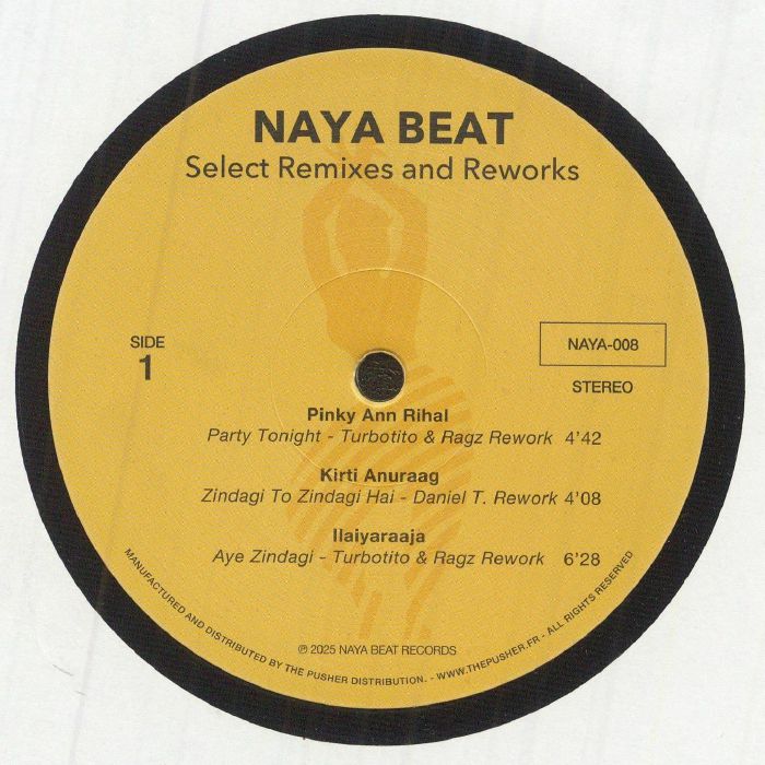 Various – Select Remixes & Reworks (12", Naya Beat Records, 2025) Front Cover