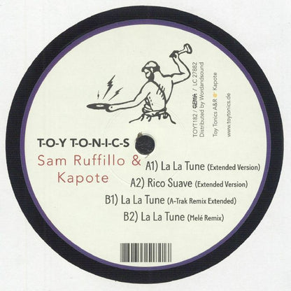 Sam Ruffillo Kapote – Robot Salsa (Remix EP) (12", Toy Tonics, 2025) Back Cover