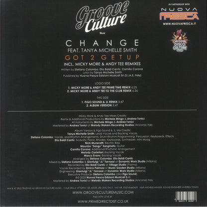 Change Feat. Tanya Michelle Smith - Got 2 Get Up (12")