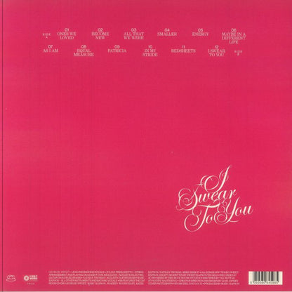 Georgie Sweet – I Swear To You (LP, First Word Records, 2025) Back Cover