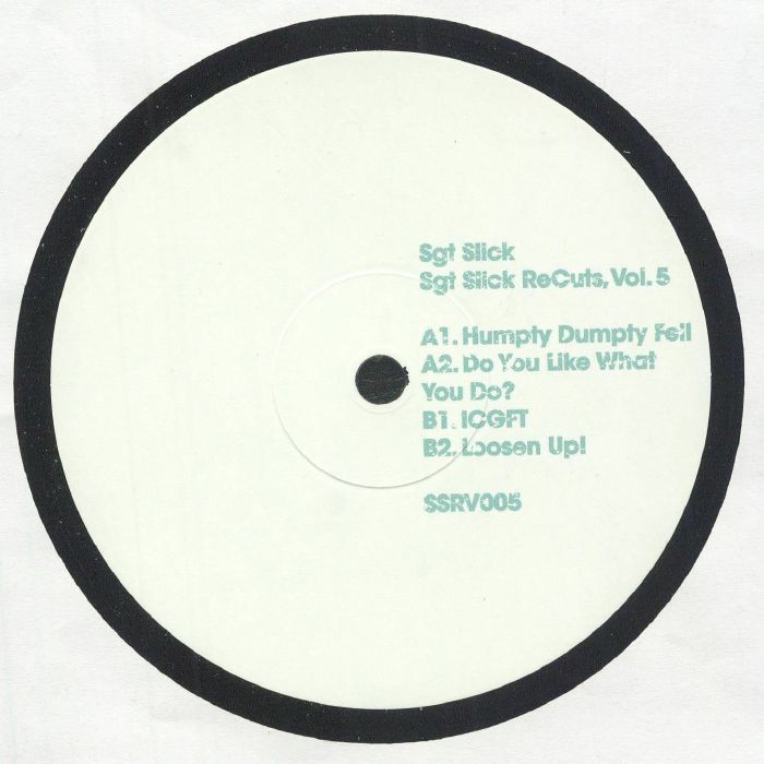 Sgt Slick - Sgt Slick ReCuts Vol. 5 (12")