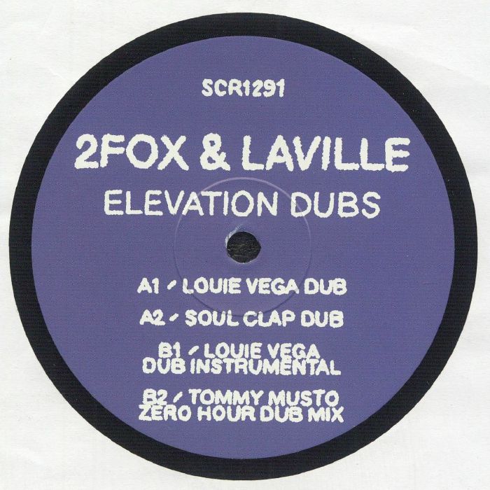 2fox Laville – Elevation (Dubs) (12", Soul Clap Records, 2025) Front Cover