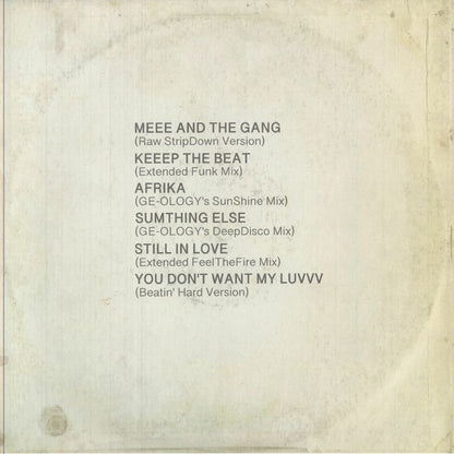 GE-OLOGY - Versions (Part Two) (2x12")