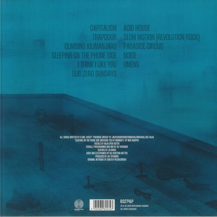 Flunk – Take Me Places (LP, Beatservice Records, 2025) Back Cover