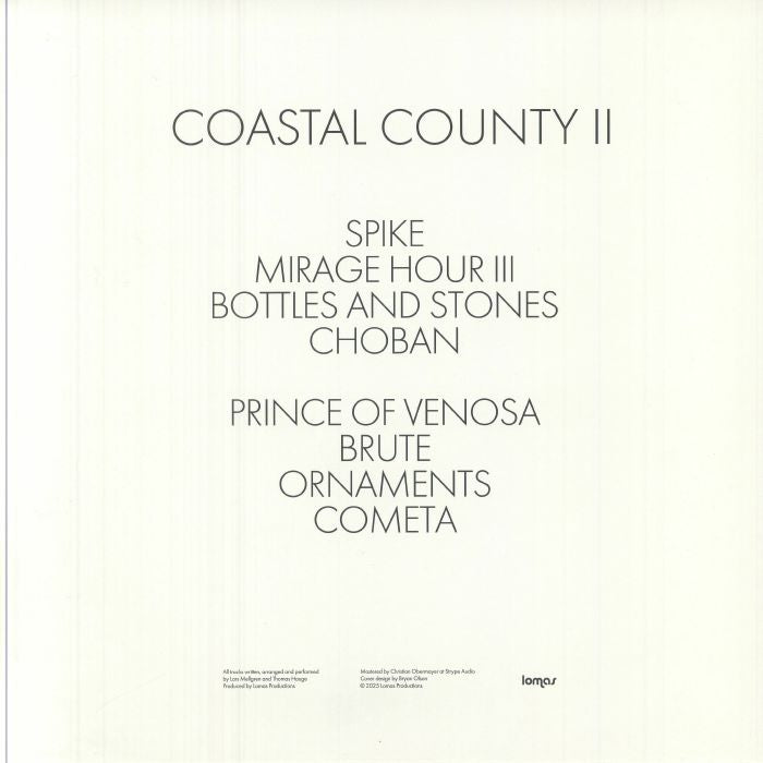 Coastal County – Coastal County II (LP, Lomas Productions, 2025) Back Cover