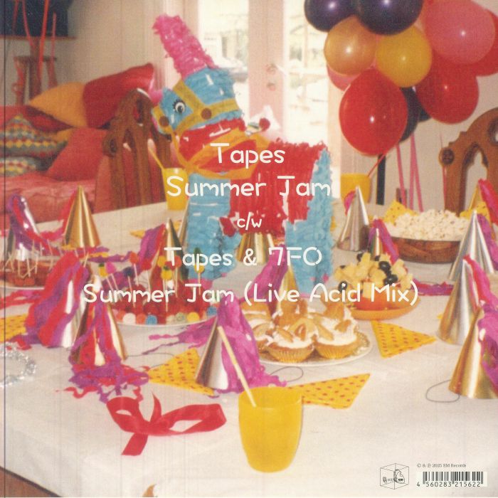 Tapes – Summer Jam (10", EM Records, 2025) Back Cover