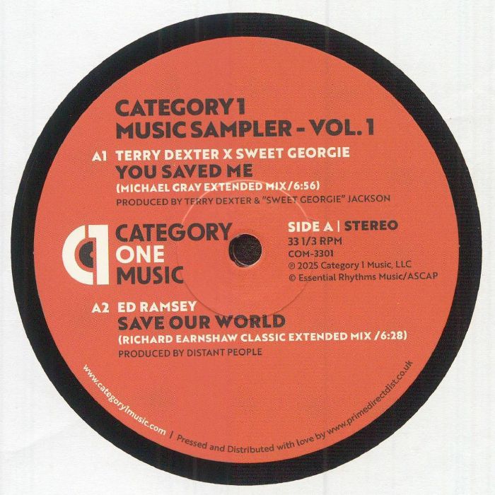 Various - Category1 Music Sampler - Vol.1 (12")