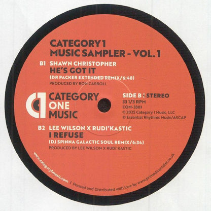 Various - Category1 Music Sampler - Vol.1 (12")