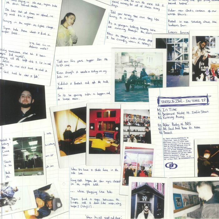 Verbz Zar – In Time EP (12", Gemini Gemini, 2025) Back Cover
