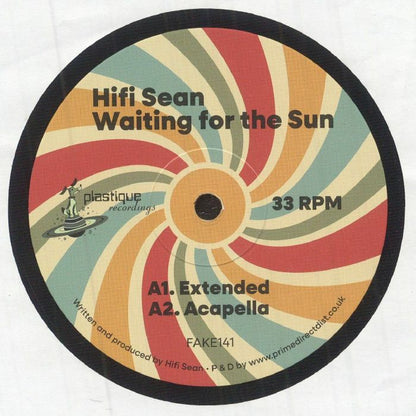 Hifi Sean – Waiting For The Sun (12", Plastique Recordings, 2025) Front Cover