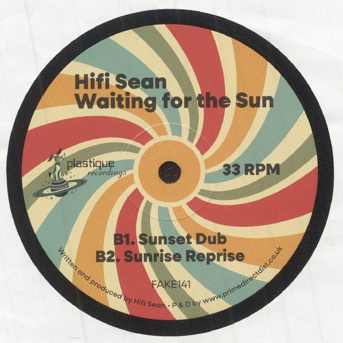 Hifi Sean – Waiting For The Sun (12", Plastique Recordings, 2025) Back Cover