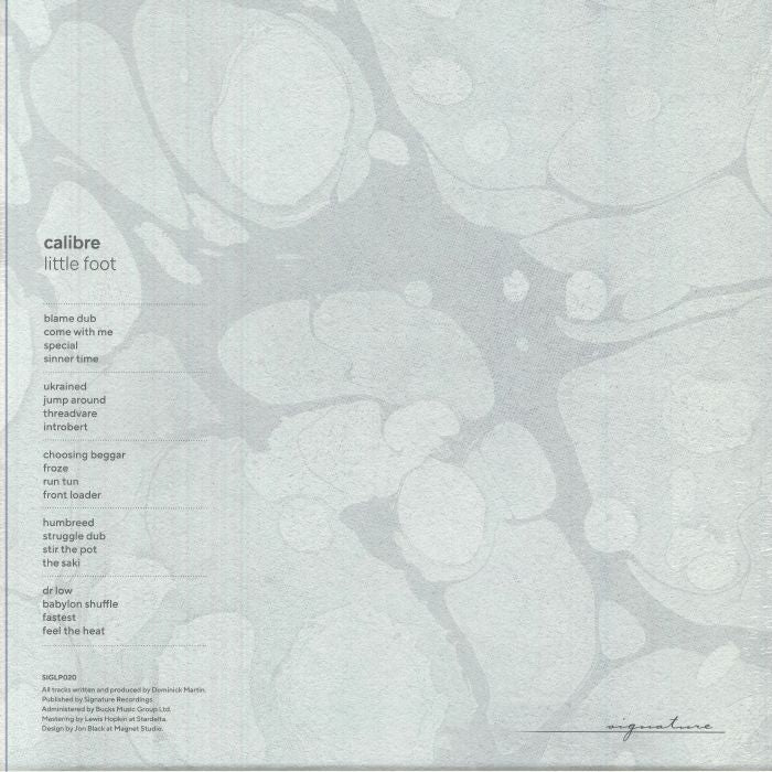 Calibre – Little Foot (5xLP+Box Set, Signature Records, 2025) Back Cover