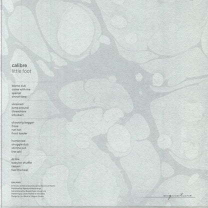 Calibre – Little Foot (5xLP+Box Set, Signature Records, 2025) Back Cover