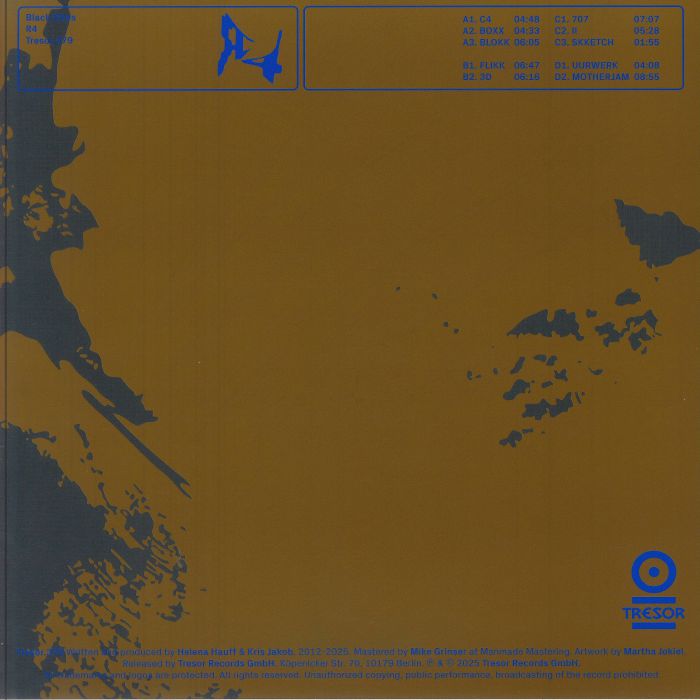 Black Sites – R4 (2xLP, Tresor, 2025) Back Cover