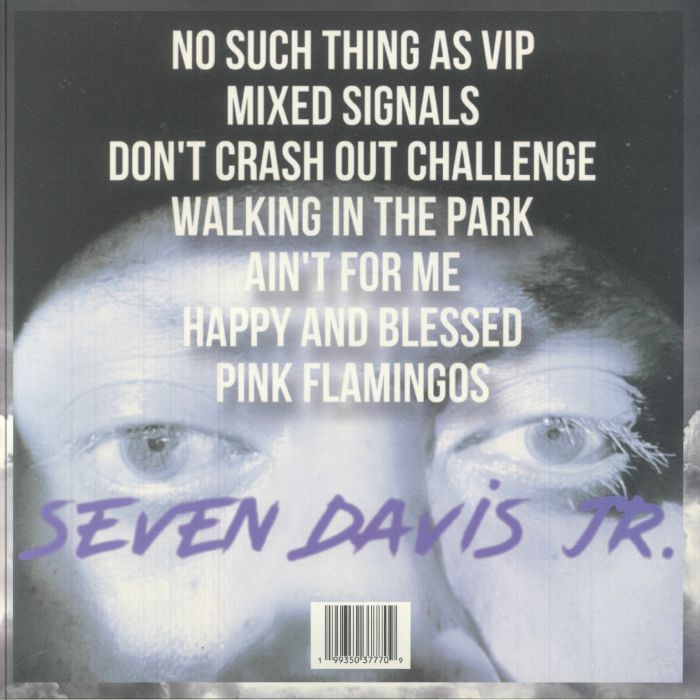 Seven Davis Jr. – Don't Crash Out Challenge (LP, Secret Angels, 2025) Back Cover