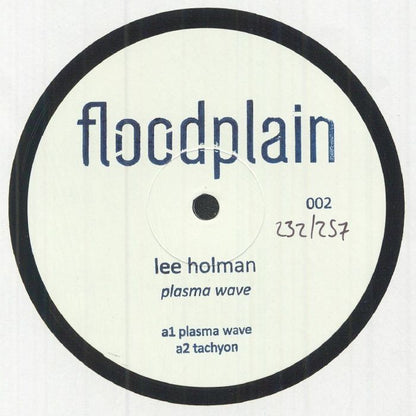 Lee Holman – Plasma Wave (12", Hand Numbered, Floodplain, 2025) Front Cover