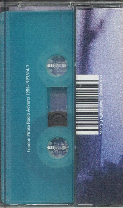 No Artist – London Pirate Radio Adverts, 1984-1993 (Cassette, Death Is Not The End, 2020) Back Cover