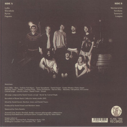 Tezeta – Seventh Place (LP, Klang Tone, 2025) Back Cover