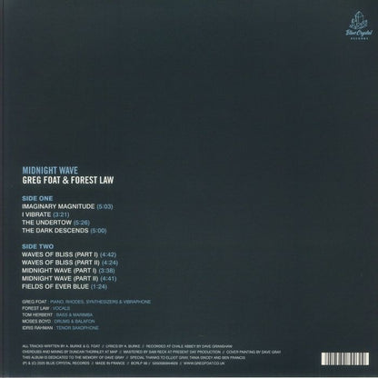 Greg Foat & Forest Law - Midnight Wave  (LP)