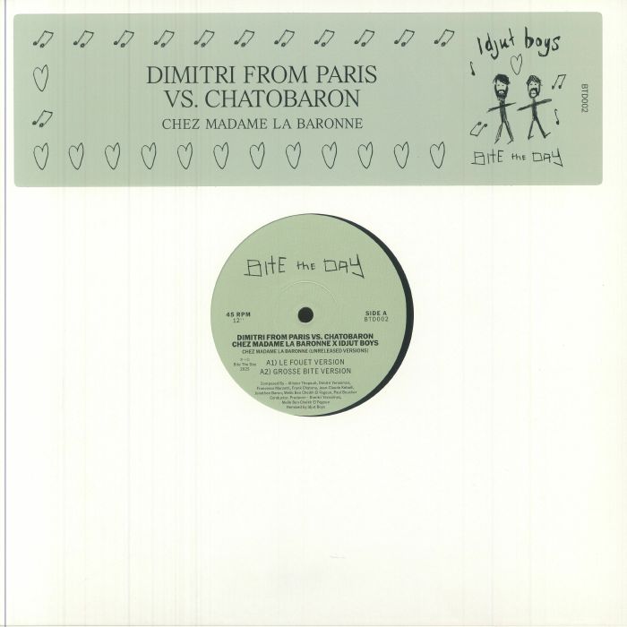 Dimitri From Paris Vs. Chatobaron X Idjut Boys - Chez Madame La Baronne (Unreleased Versions) (12")