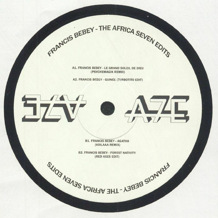 Francis Bebey – The Africa Seven Edits (12", A7 Edits, 2025) Back Cover