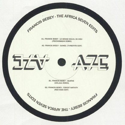 Francis Bebey – The Africa Seven Edits (12", A7 Edits, 2025) Back Cover