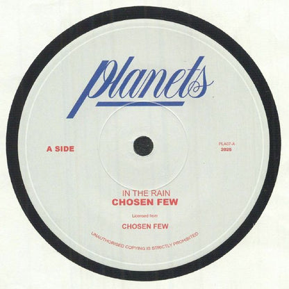 The Chosen Few – In The Rain / Rain Drops (7", Planets, 2025) Front Cover
