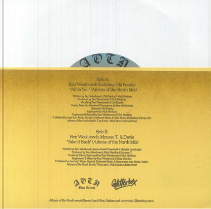 Ben Westbeech - All In You (7")