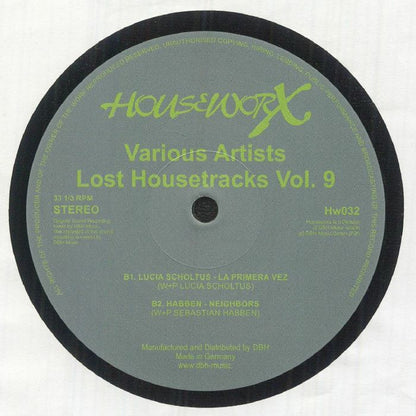 Various – Lost Housetracks Vol. 9 (12", Houseworx, 2025) Back Cover