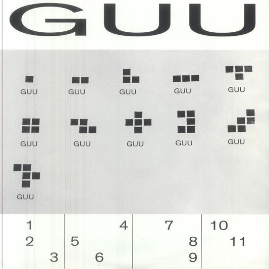 GUU – GUU (LP, TAX FREE RECORDS, 2025) Front Cover