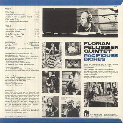Florian Pellissier Quintet – Pacifiques Biches (LP, Hot Casa Records, 2025) Back Cover