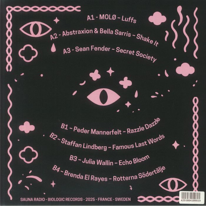 VA – Sauna Radio (VA Vol.1) (12", Sauna Radio, 2025) Back Cover