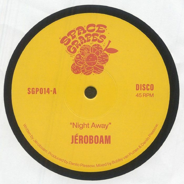 Jéroboam – Night Away / Dive Into Darkness (12", Space Grapes, 2025) Front Cover