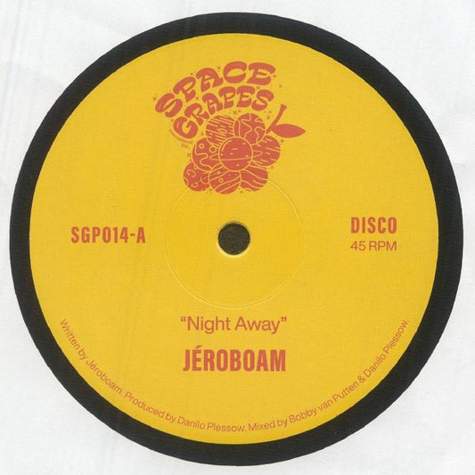 Jéroboam – Night Away / Dive Into Darkness (12", Space Grapes, 2025) Front Cover